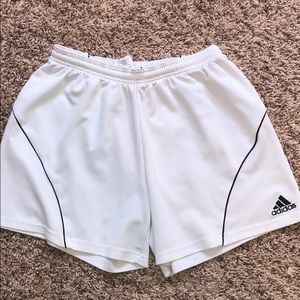 Adidas white shorts